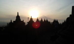 Borobudur will better seen in the morning