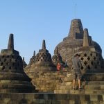 Stupa at third level of Borobudur temple