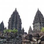 Prambanan temple the huge ancient Hindu temple